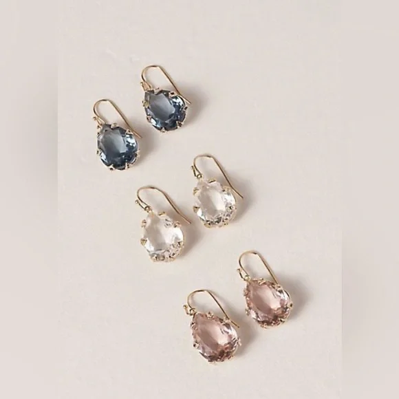 Ti Adoro Blue Lennon Drop Earrings - Picture 1 of 8